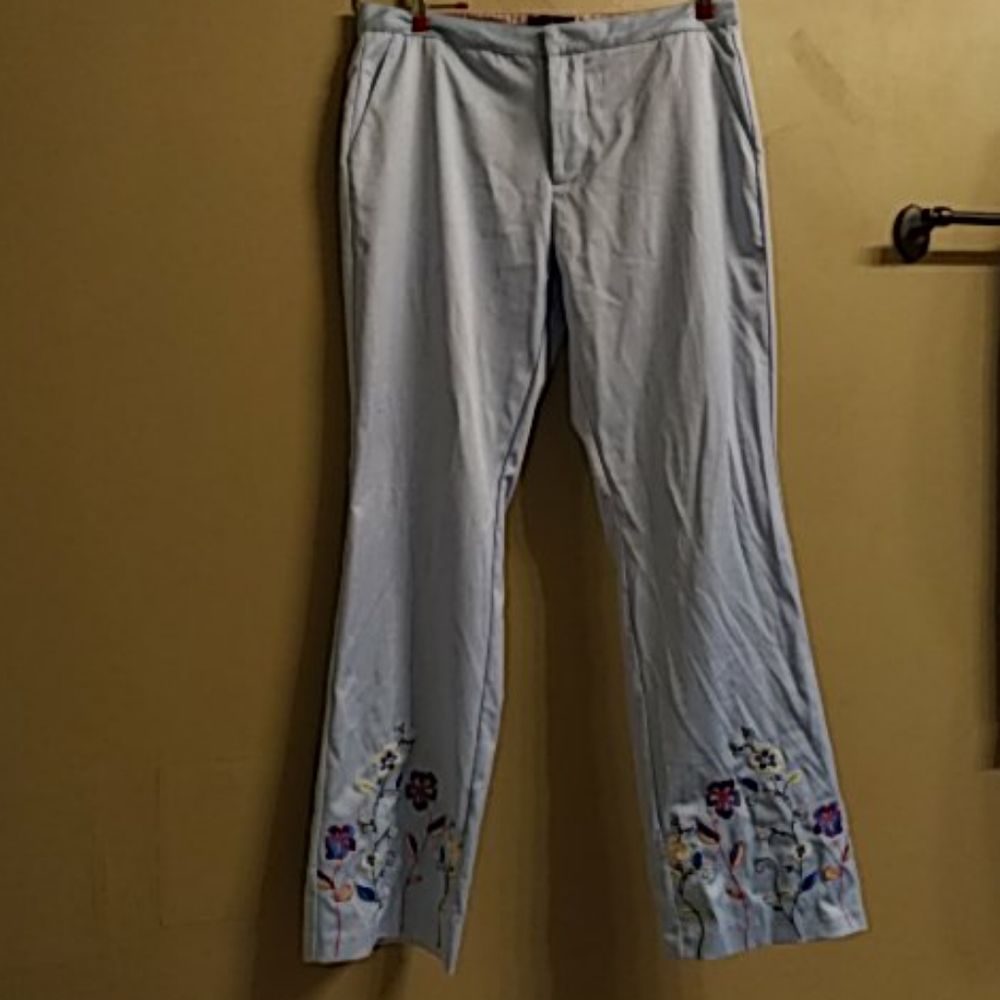 Vintage Tommy Hilfiger Embellished Blue Dress Pant